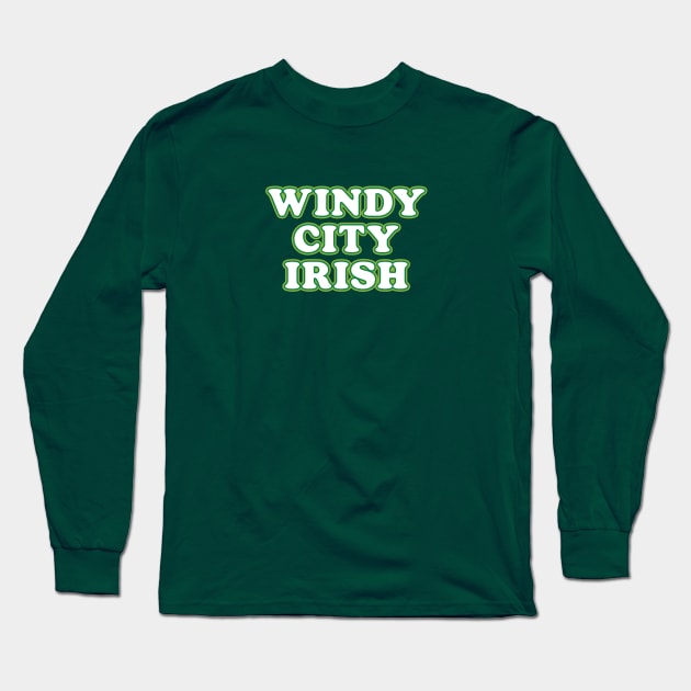 Windy City Irish Long Sleeve T-Shirt by Friend Gate